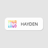 Kundenspezifische Firmenlogos Grundlegende Name de Namensschild (Vorderseite)