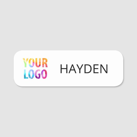 Kundenspezifische Firmenlogos Grundlegende Name de Namensschild (Vorderseite)