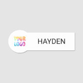 Kundenspezifische Firmenlogos Grundlegende Name de Namensschild (Vorderseite)