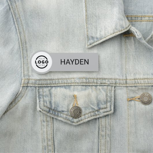 Kundenspezifische Firmenlogos Grundlegende Name de Namensschild (Beispiel)