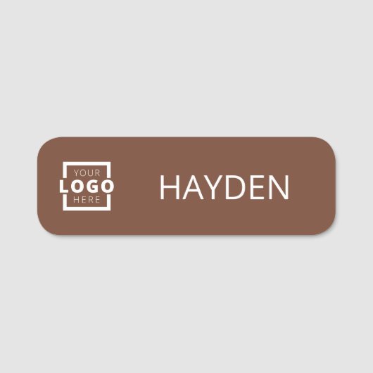 Kundenspezifische Firmenlogos Grundlegende Name de Namensschild (Vorderseite)