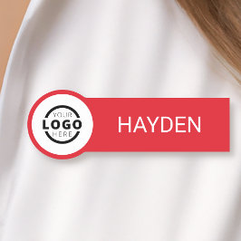 Kundenspezifische Firmenlogos Grundlegende Name de Namensschild