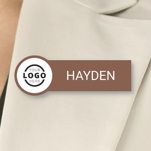 Kundenspezifische Firmenlogos Grundlegende Name de Namensschild