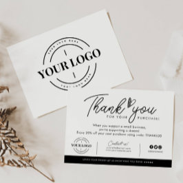 Kundenspezifische Firmenlogos Herzlichen Dank Best Dankeskarte