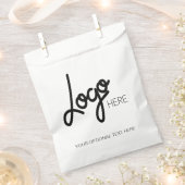 Kundenspezifische Firmenlogos Moderne Minimalistis Geschenktütchen (Ausgeschnitten)