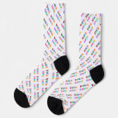 Kundenspezifische Firmenlogos oder Fotos passen Ih Socken (Linkes Detail)