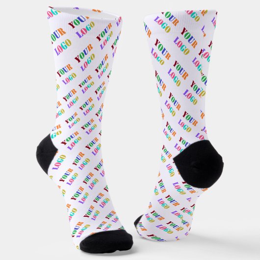 Kundenspezifische Firmenlogos oder Fotos passen Ih Socken (Gewinkelt)