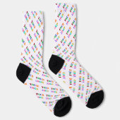 Kundenspezifische Firmenlogos oder Fotos passen Ih Socken (Rechts)