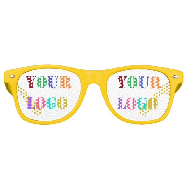 Kundenspezifische Firmenlogos Party Sonnenbrillen (Vorderseite)