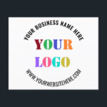 Kundenspezifische Firmenlogos und Flyer für Textwe<br><div class="desc">Benutzerdefinierte Farben und Schriftart - Entwerfen Sie Ihren eigenen Personalisierten Flyer mit Ihrer Firmenlogo-und-Name-Website oder Ihren Flyern für die Textwerbung / Geschenk - Hinzufügen Ihres Logos / Bild oder QR-Code - Foto / und Text - Name / Information / Mehr - Verkleinern und verschieben Sie Elemente mit dem Anpassungstool. Wählen...</div>