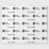 Kundenspezifische Firmenlogos und Markierungen Geschenkpapier (Flach)