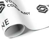 Kundenspezifische Firmenlogos und Markierungen Geschenkpapier (Rolleneckpunkt)