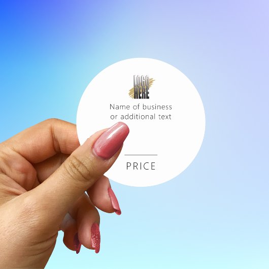 Kundenspezifische Firmenlogos und Preise Runder Aufkleber