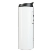 Kundenspezifische Firmenlogos und QR-Code Thermosbecher (Nach links gedreht)