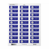 Kundenspezifische Firmenlogos und Rücksendeadresse (Vorne)