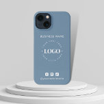 Kundenspezifische Firmenlogos und soziale Medien M iPhone 13 Hülle<br><div class="desc">Mit diesem eleganten iPhone-Gehäuse mit individuellem Logo und Text fördern Sie Ihr Geschäft. Fügen Sie einfach Ihr Logo hinzu,  indem Sie auf "Personalisieren" klicken.</div>