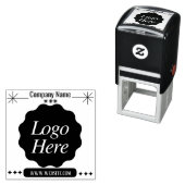 Kundenspezifische Firmenlogos und Text-Eigene Gesc Permastempel (Beispiel)