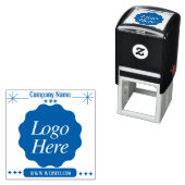 Kundenspezifische Firmenlogos und Text-Eigene Gesc Permastempel (Beispiel)