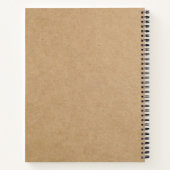 Kundenspezifische Firmenlogos und Text-Kraft-Style Notizblock (Rückseite)