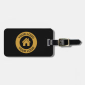 Kundenspezifische Firmenlogos und Texte Gepäckanhänger (Vorderseite horizontal)