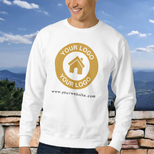 Kundenspezifische Firmenlogos und Texte Sweatshirt