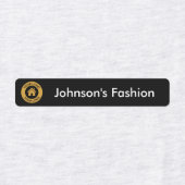 Kundenspezifische Firmenlogos und Textilien Etiketten (Design 1)