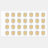 Kundenspezifische Firmenlogos und Textilien Etiketten (Blatt)