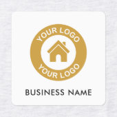 Kundenspezifische Firmenlogos und Textilien Etiketten (Design 1)