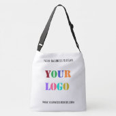 Kundenspezifische Firmenlogos und Textwerbung Tragetaschen Mit Langen Trägern (Rückseite)