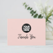 Kundenspezifische Firmenlogos und Werbebotschaften Einladung (Stehend Vorderseite)