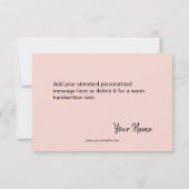 Kundenspezifische Firmenlogos und Werbebotschaften Einladung (Rückseite)