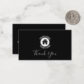 Kundenspezifische Firmenlogos und Werbebotschaften Mitteilungskarte (Vorderseite/Rückseite Beispiel)