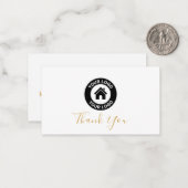 Kundenspezifische Firmenlogos und Werbebotschaften Mitteilungskarte (Vorderseite/Rückseite Beispiel)