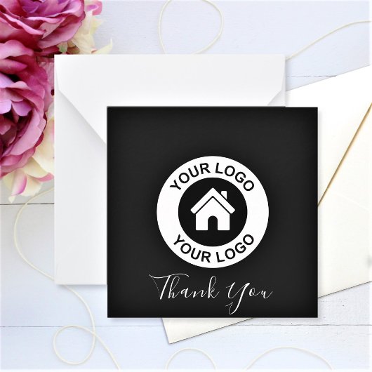 Kundenspezifische Firmenlogos und Werbebotschaften Mitteilungskarte