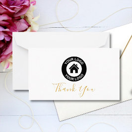 Kundenspezifische Firmenlogos und Werbebotschaften Mitteilungskarte