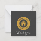 Kundenspezifische Firmenlogos und Werbebotschaften Mitteilungskarte (Vorderseite)