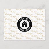 Kundenspezifische Firmenlogos und Werbebotschaften Postkarte (Vorderseite)