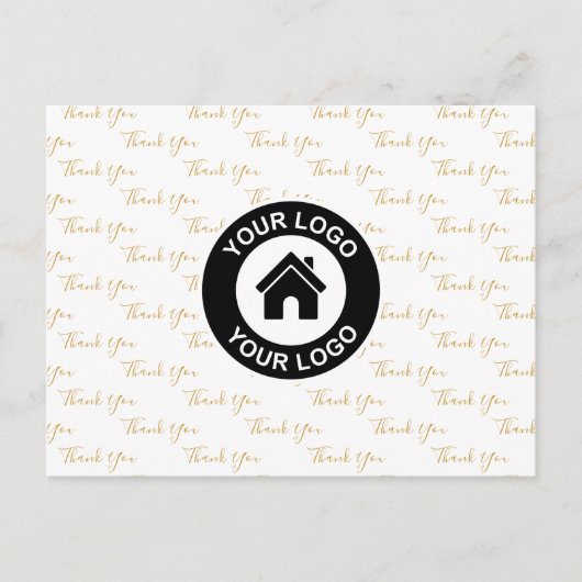 Kundenspezifische Firmenlogos und Werbebotschaften Postkarte (Vorderseite)