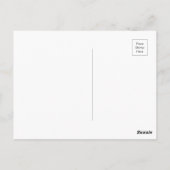 Kundenspezifische Firmenlogos und Werbebotschaften Postkarte (Rückseite)