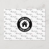 Kundenspezifische Firmenlogos und Werbebotschaften Postkarte (Vorderseite)