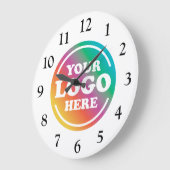 Kundenspezifische Firmenlogos, Unternehmenswerbung Große Wanduhr (Winkel)