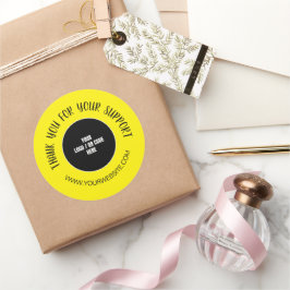 Kundenspezifische Firmenlogos Vielen Dank für Ihre Runder Aufkleber