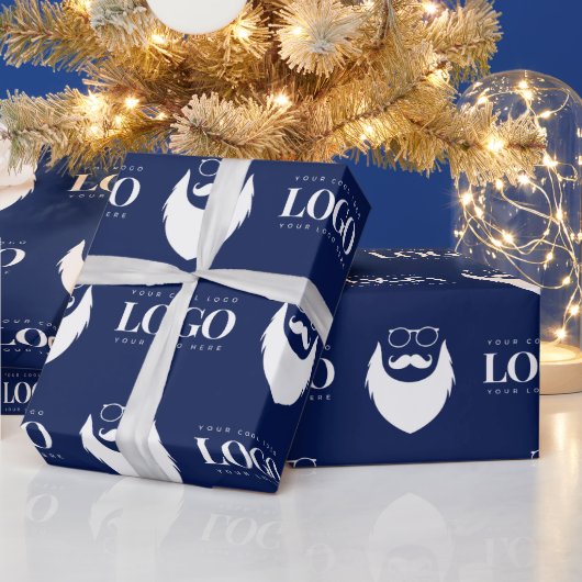 Kundenspezifische Firmenlogos Weihnachtsklauseln C Geschenkpapier (Feiertage)