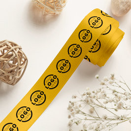 Kundenspezifische Firmenlogos Werbegeschenk Gelb Satinband