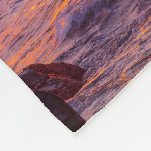 Kundenspezifische Fleece-Decke Fleecedecke (Ecke)