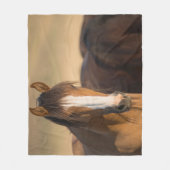 Kundenspezifische Fleece-Decke, Medium - Rehposten Fleecedecke (Vorderseite)