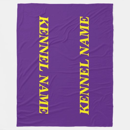 KUNDENSPEZIFISCHE FLEECEDECKE (Vorderseite)