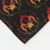 Kundenspezifische Fleecedecke mit sieben tödlichen (Ecke)