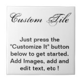 Kundenspezifische Fliese (Vorderseite)