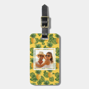 Kundenspezifische Foto-Ananas u. tropisches Gepäckanhänger